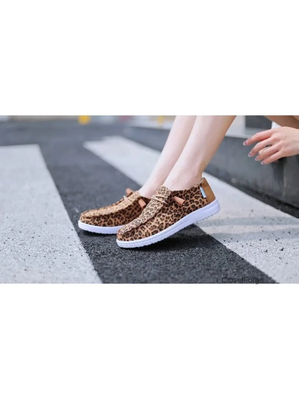 Women's Lightweight Canvas Boat Shoes Slip-On Loafers Breathable Casual Deck
